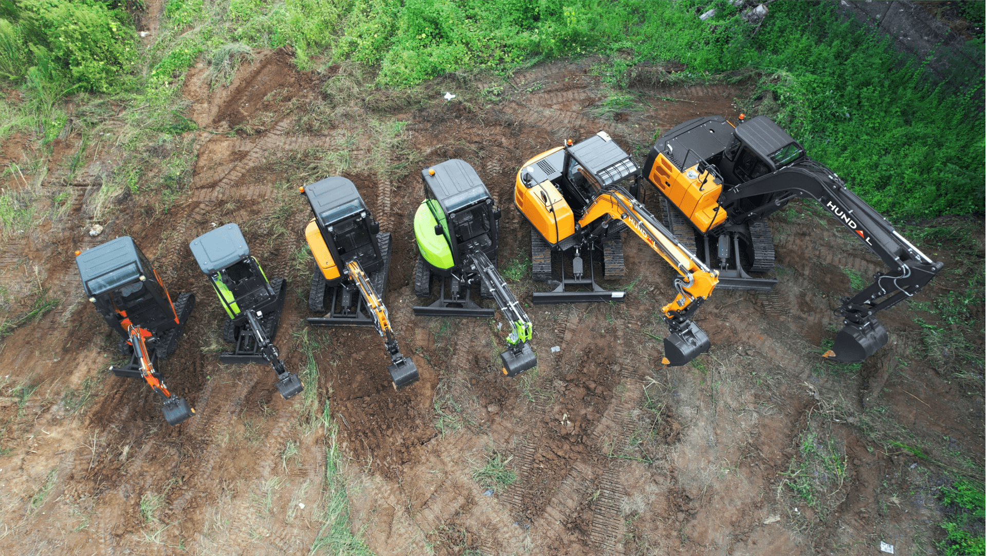 Hundal Heavy Industries equipment on a construction site
